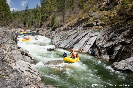 Whitewater Rafting on the North Fork Stanislaus River Sierra Nevada