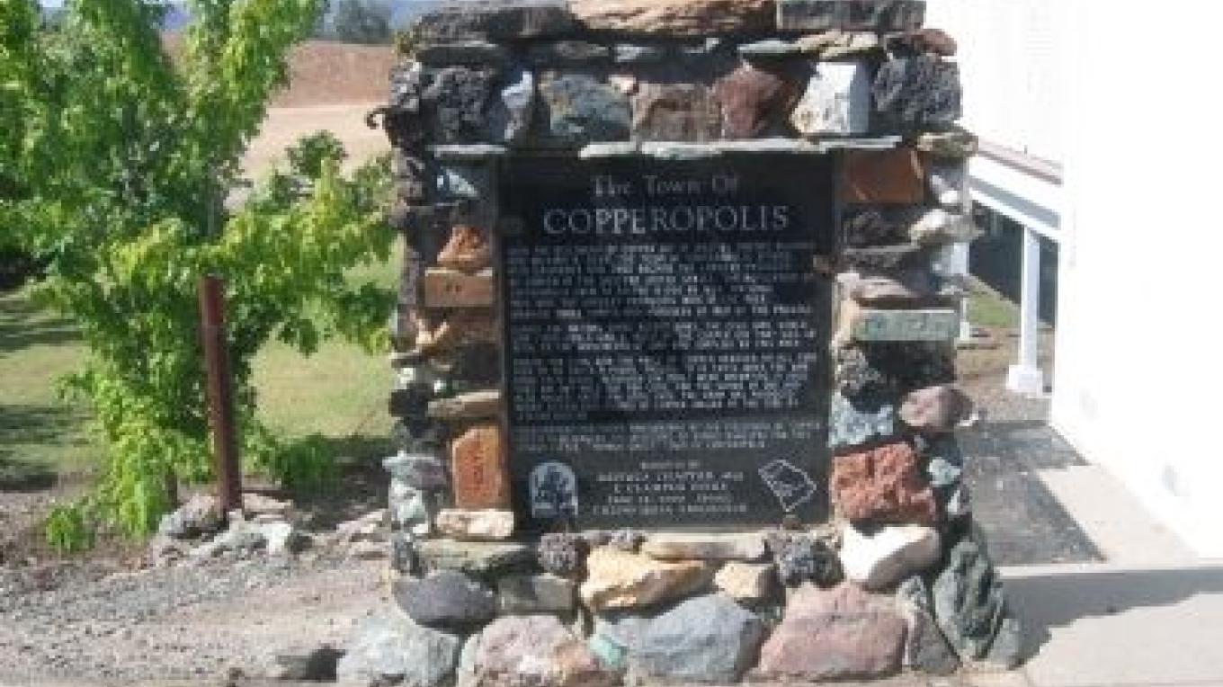 Copperopolisis Copperopolis (No. 296 California Historical Landmark) | Sierra Nevada ...