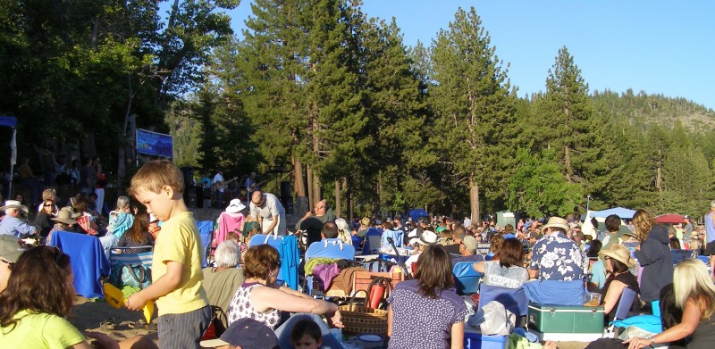 Kings Beach Music on the Beach Sierra Nevada Geotourism