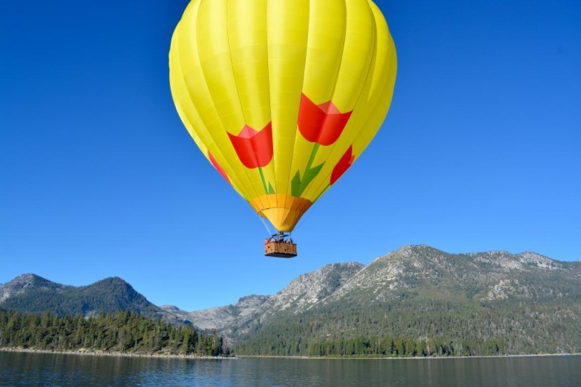 Lake Tahoe Balloons Sierra Nevada Geotourism