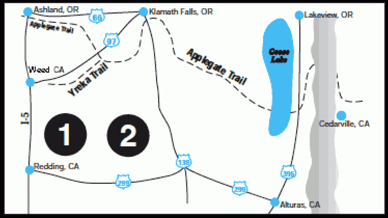 Applegate Bridge Map Applegate River Map at John Sigel blog