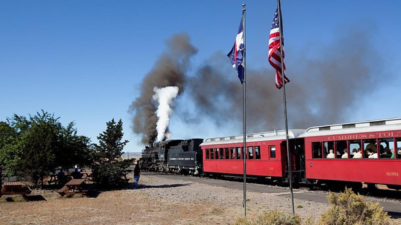Cumbres & Toltec Scenic Railroad At Antonito, Colorado Four Corners