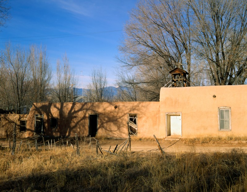 Plaza del Cerro, Chimayo, New Mexico Four Corners Region
