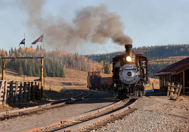 Cumbres & Toltec Scenic Railroad At Antonito, Colorado Four Corners