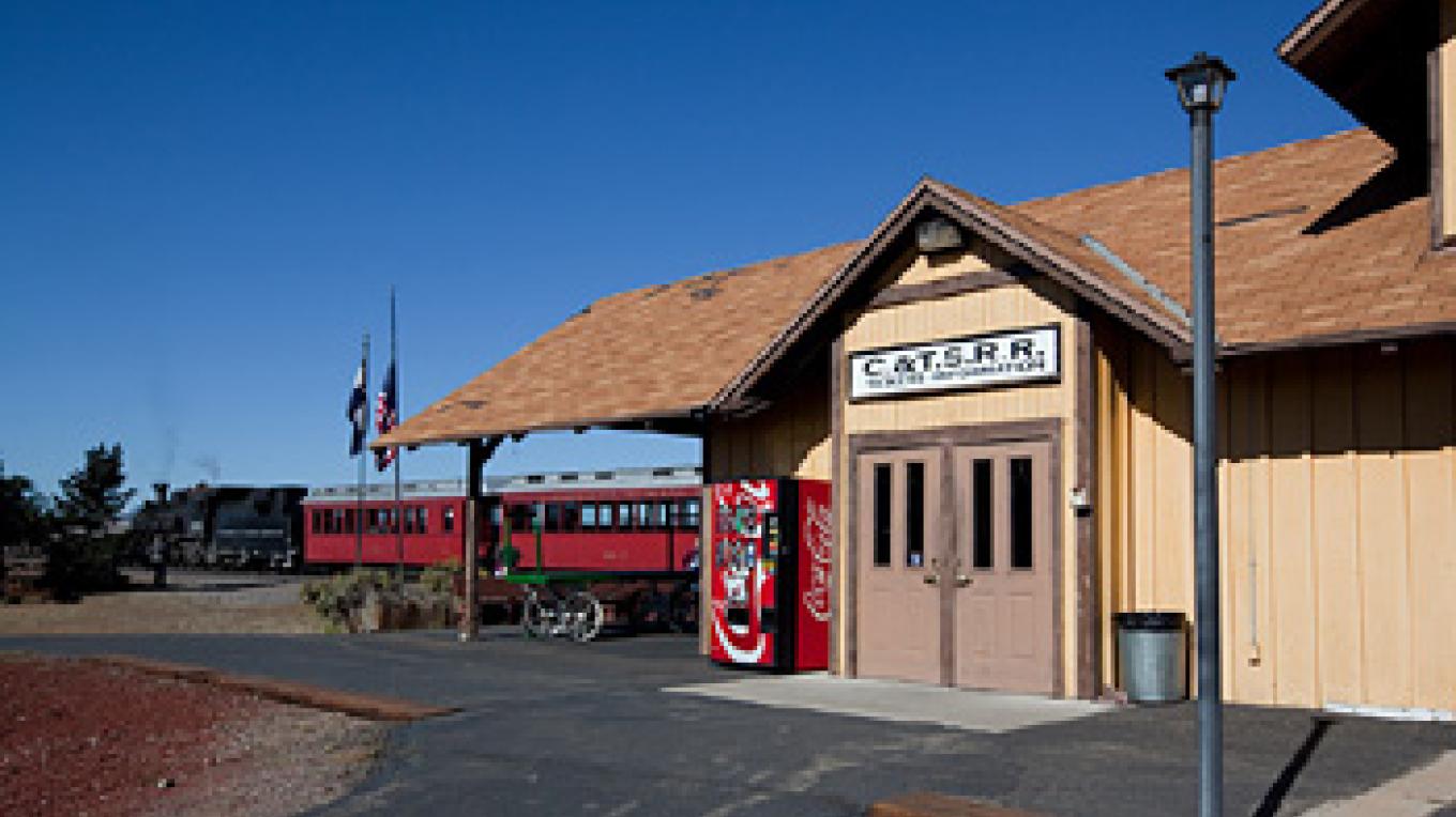 Cumbres Toltec Scenic Railroad At Antonito Colorado Four Corners Region