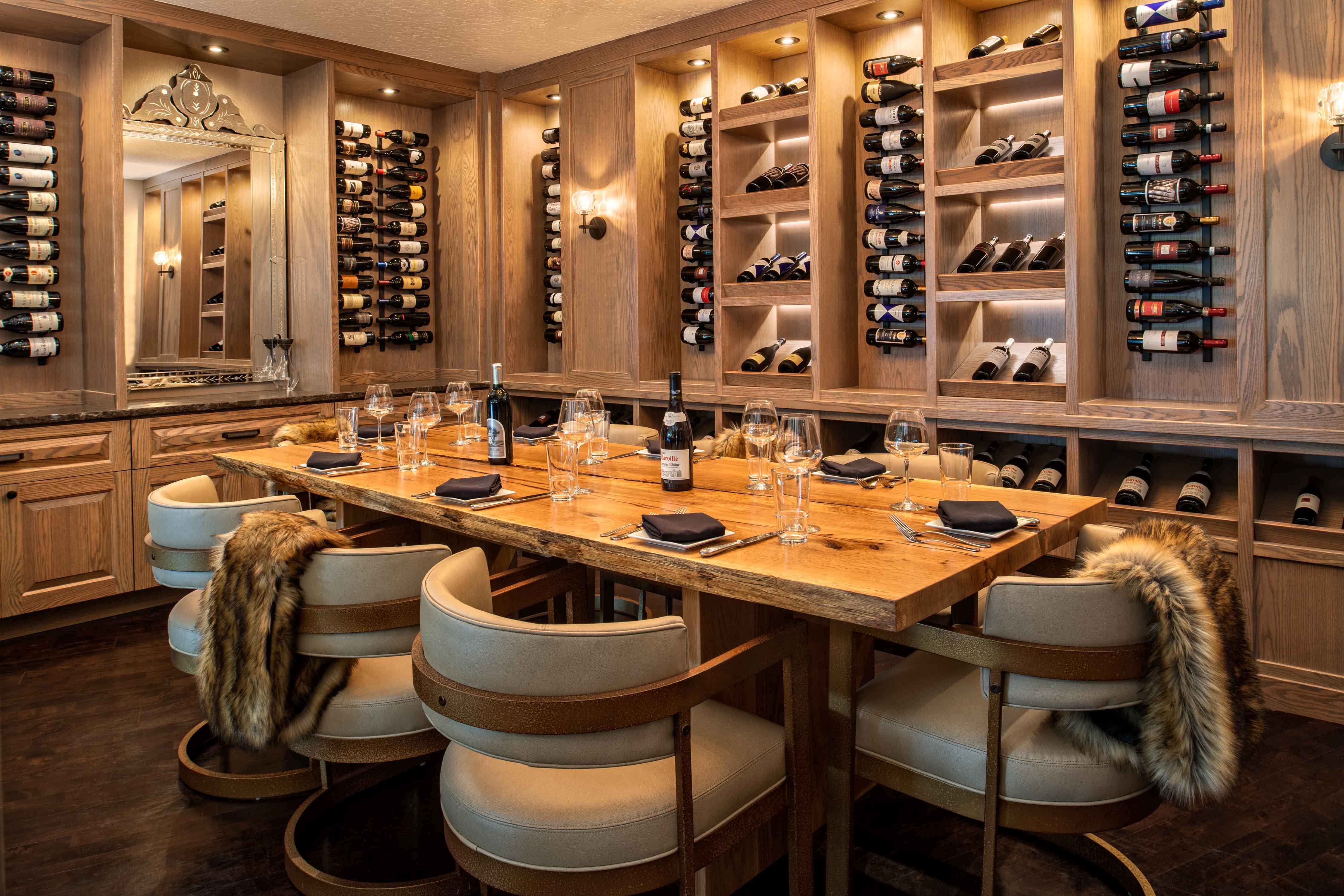 Enjoy a private dining experience in the FINN Wine Room or our Private Dining Room