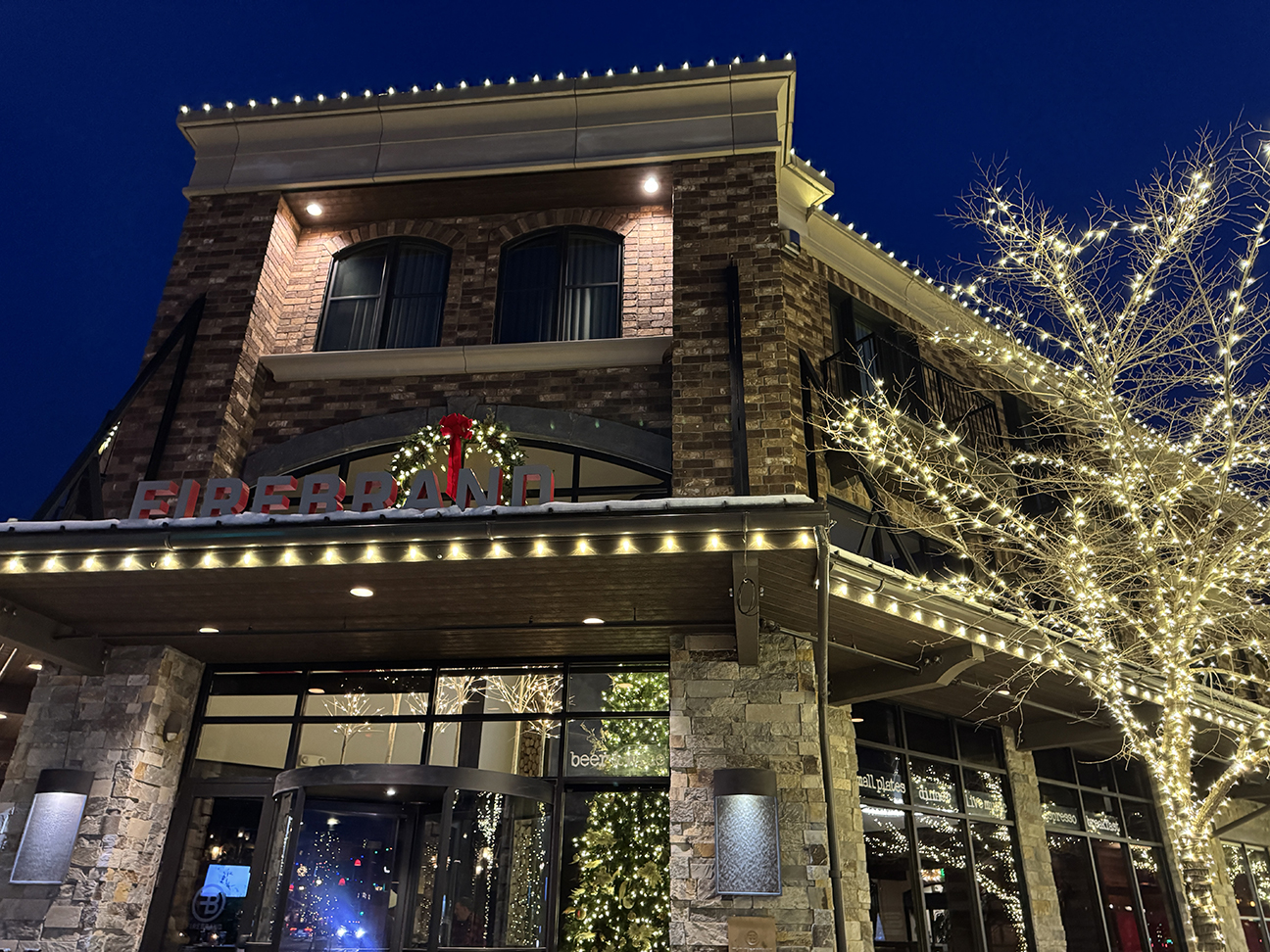 Light up your holidays at The Firebrand Hotel & Restaurant in downtown Whitefish!
