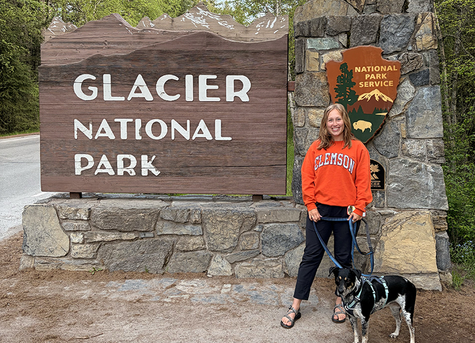 Glacier National Park, Sophie & Goose
