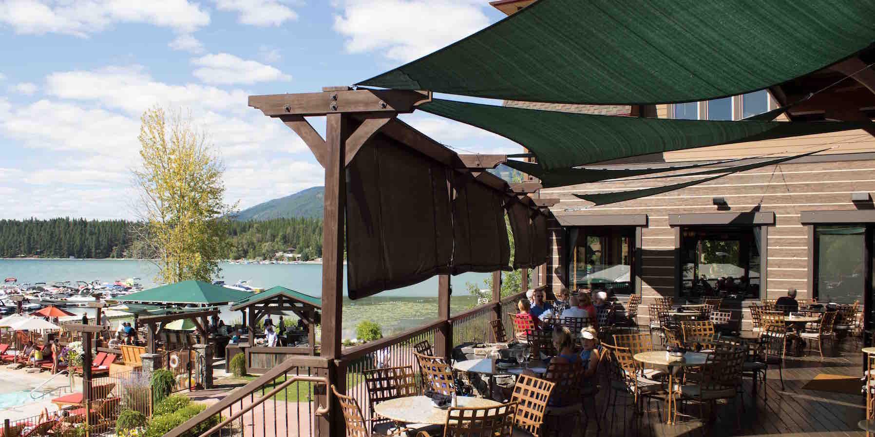 The Boat Club Restaurant and Lounge Whitefish Montana Lodging, Dining