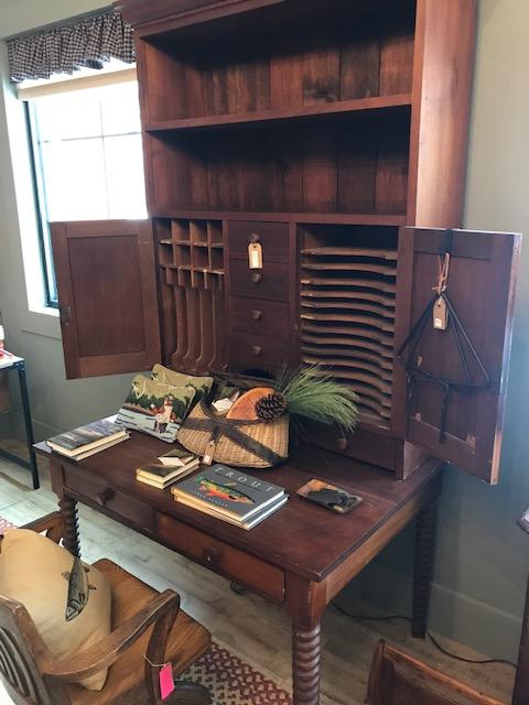 Antique Attorney's Desk is both beautiful and functional