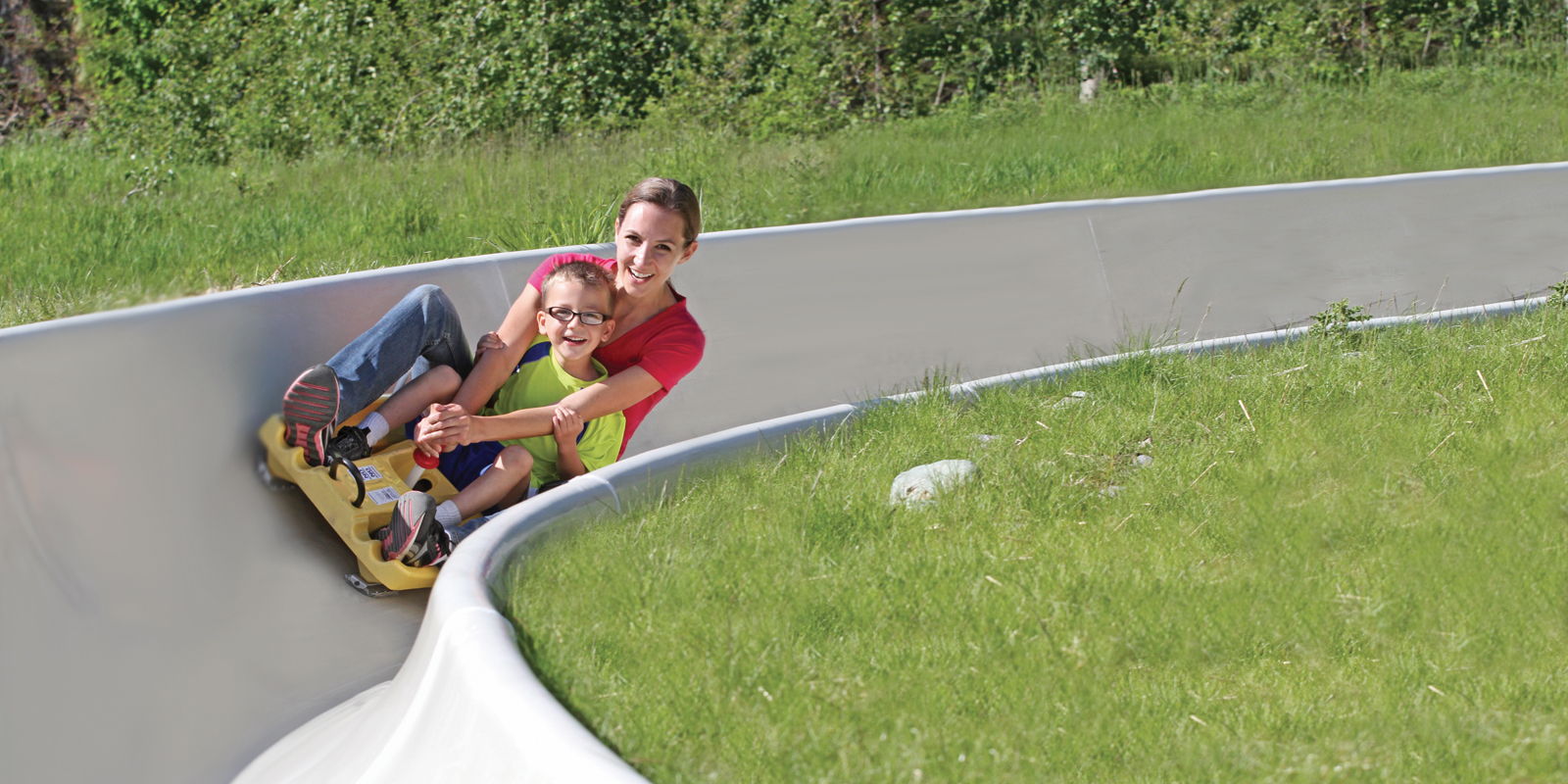 Alpine Slide at Whitefish Mountain Resort Whitefish Montana