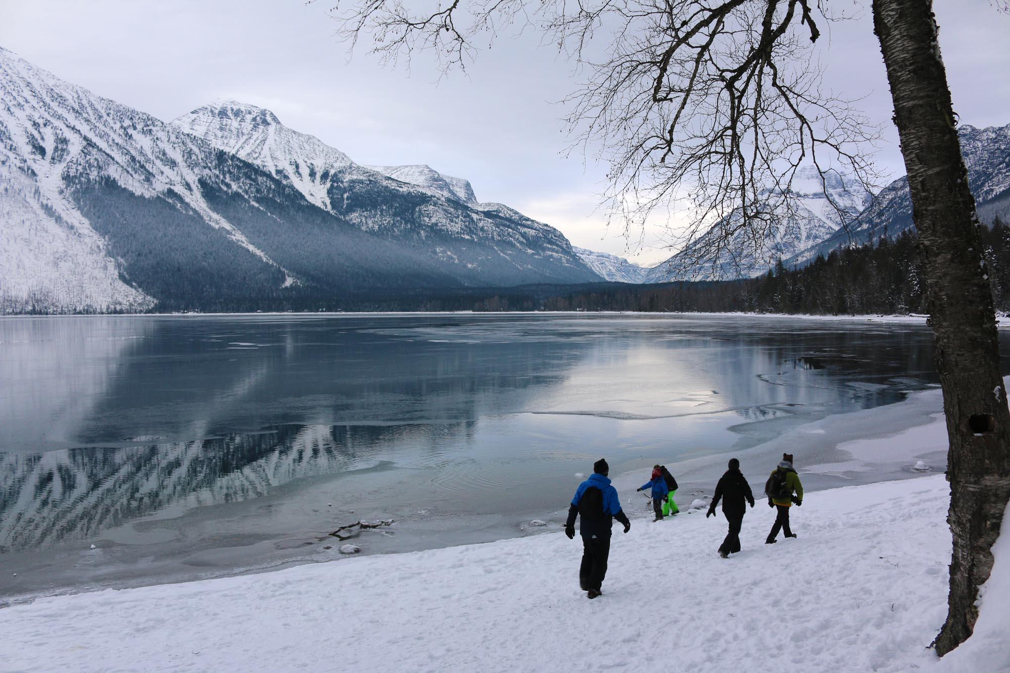 Glacier National Park in Winter Whitefish Montana Lodging, Dining