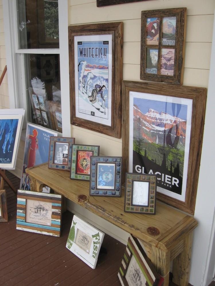 The Walking Man Frame Shop & Gallery Whitefish Montana Lodging