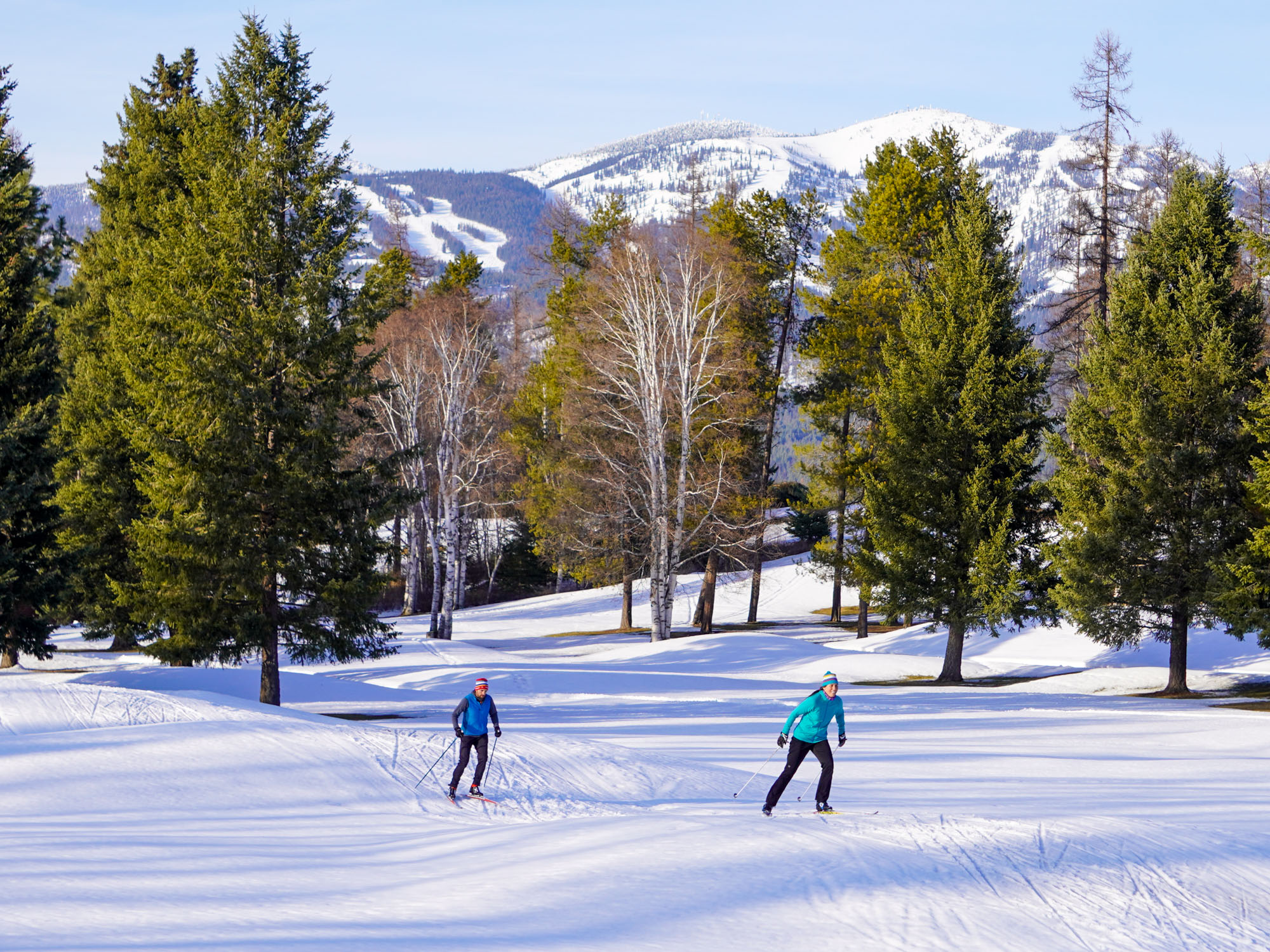 The Natural Beauty of the Cross-Country Ski Trails of Whitefish Whitefish Montana Lodging, Dining, and Official Visitor Information