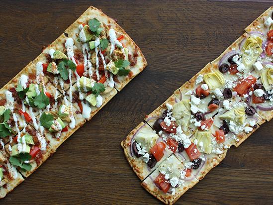 Our flatbreads make a great appetizer.