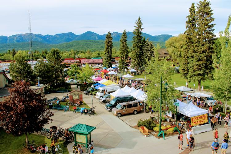 Whitefish Downtown Farmers Market Whitefish Montana Lodging, Dining