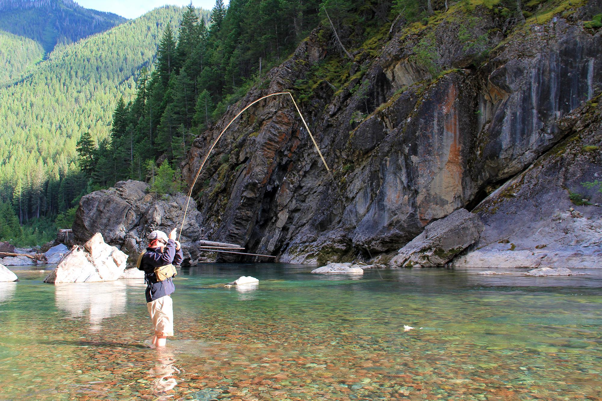 Fishing on the Middle Fork of the Flathead River // Photo: Brian Schott