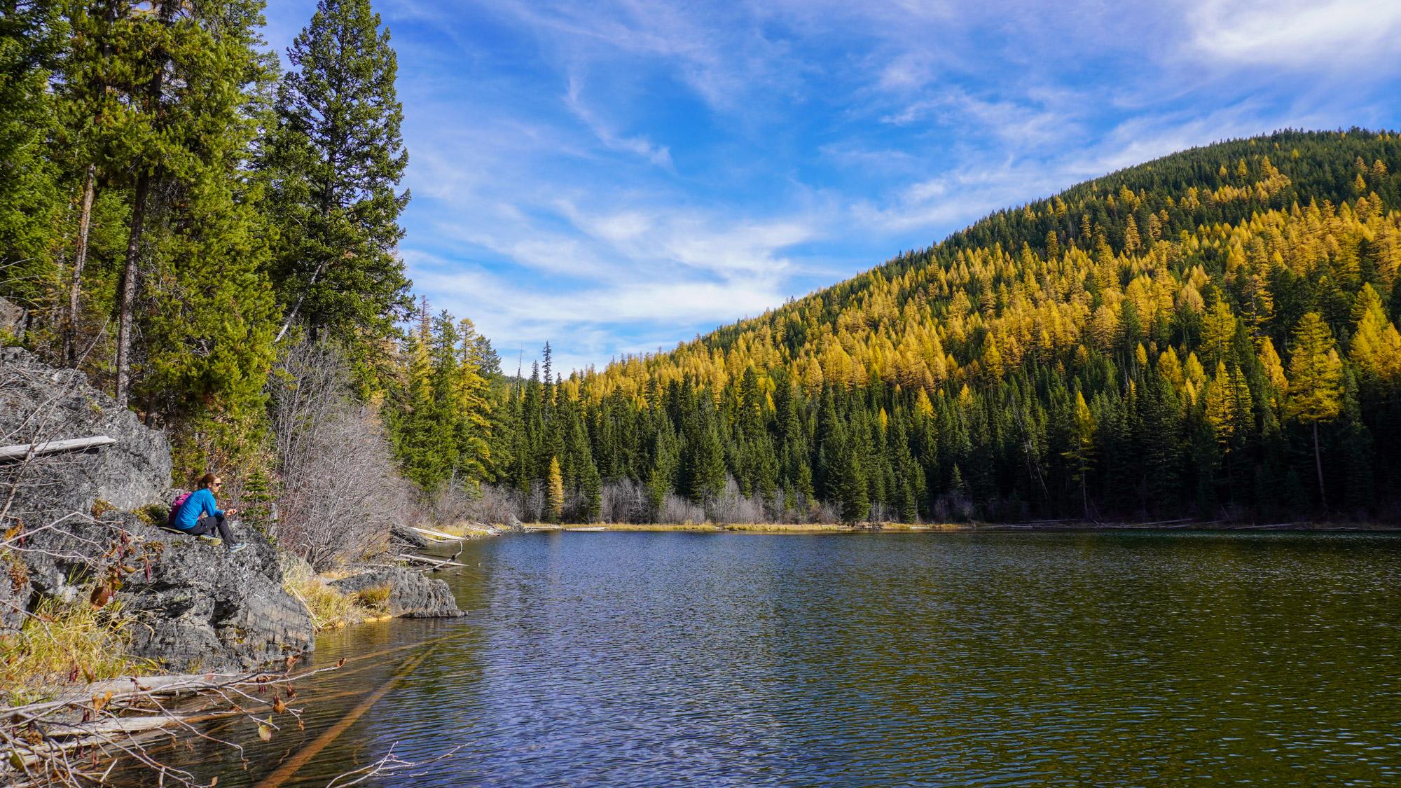 Fall Hiking With Hike 734 Lupine Lake Whitefish Montana Lodging Fall Hiking With Hike 734 Lupine Lake Whitefish Montana Lodging