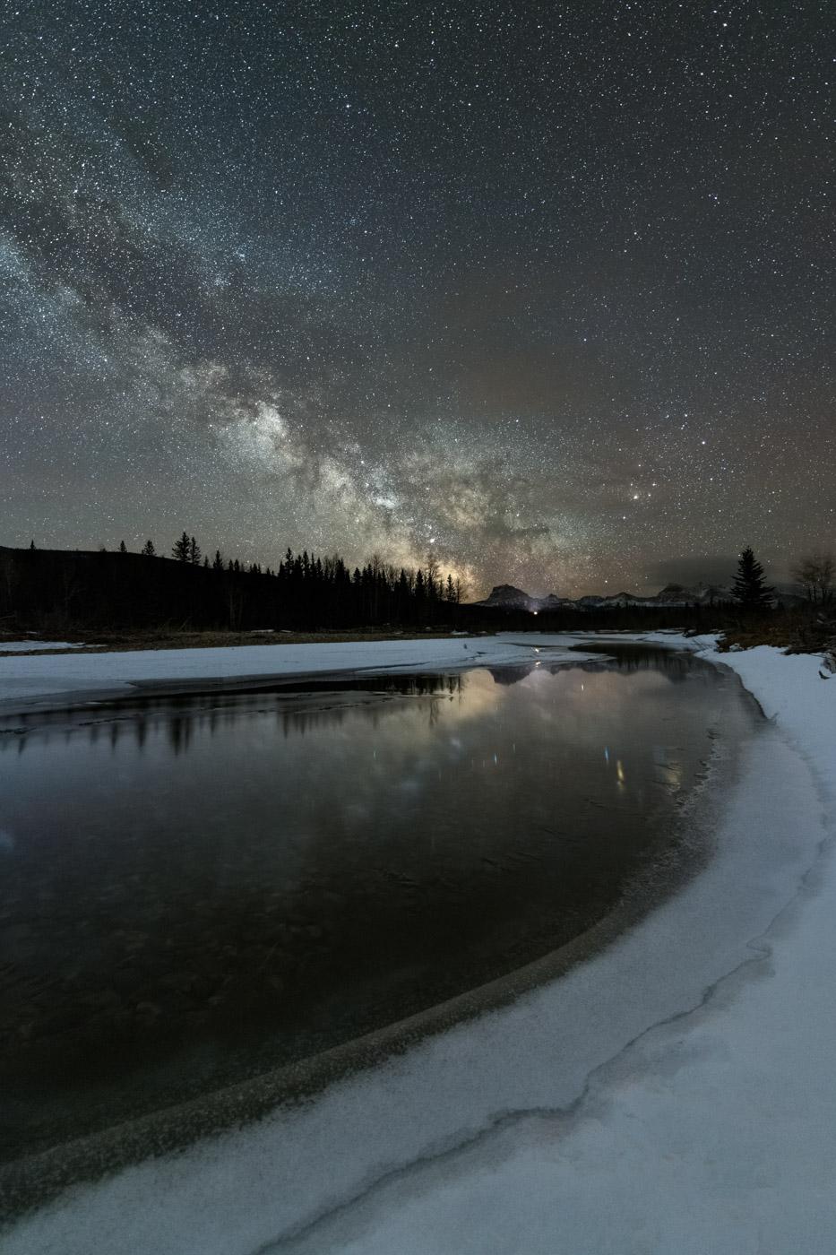 The Milky Way over the water The Milky Way over the water