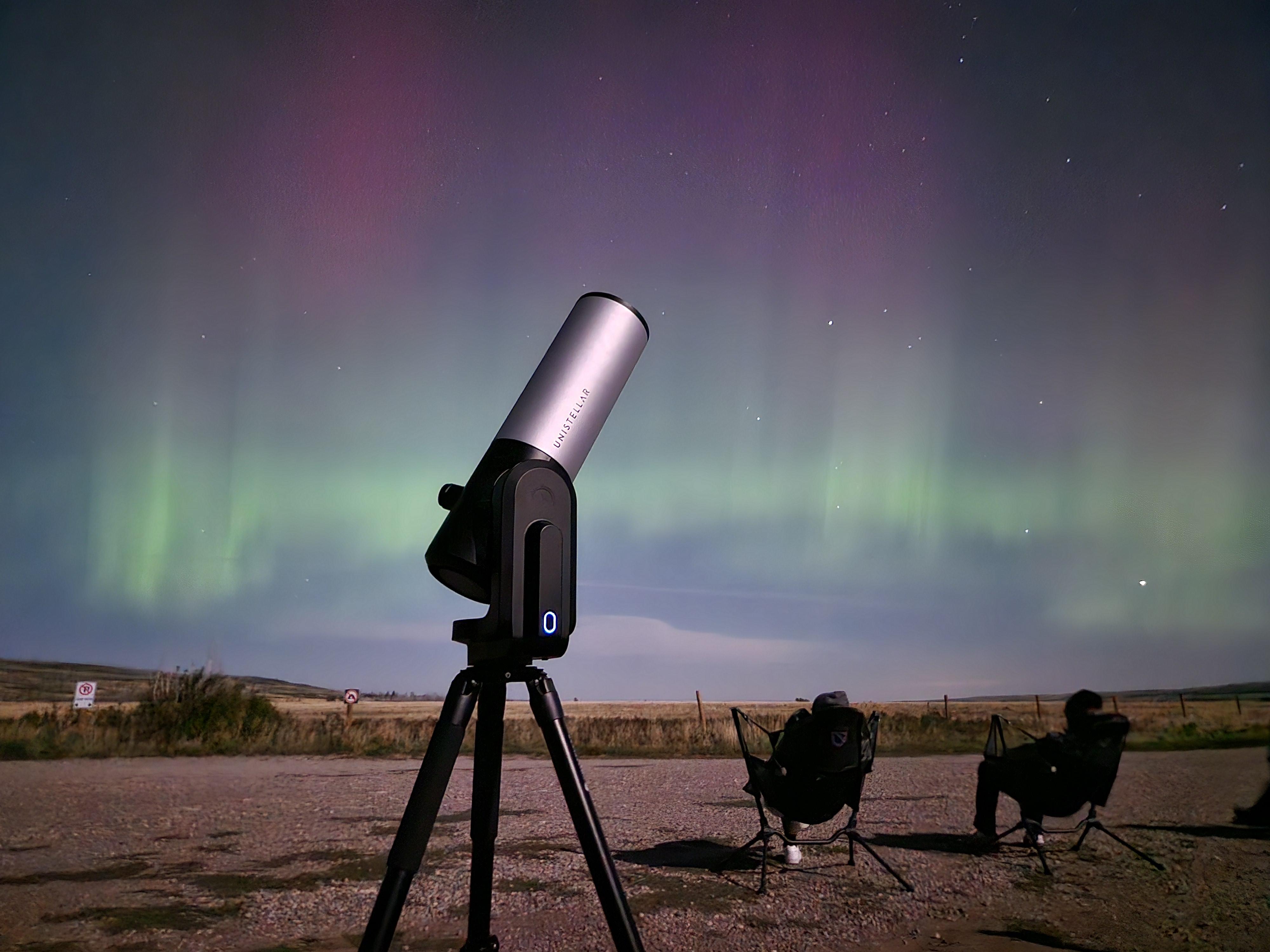 The Aurora Borealis sighted on a Telescope Tour!