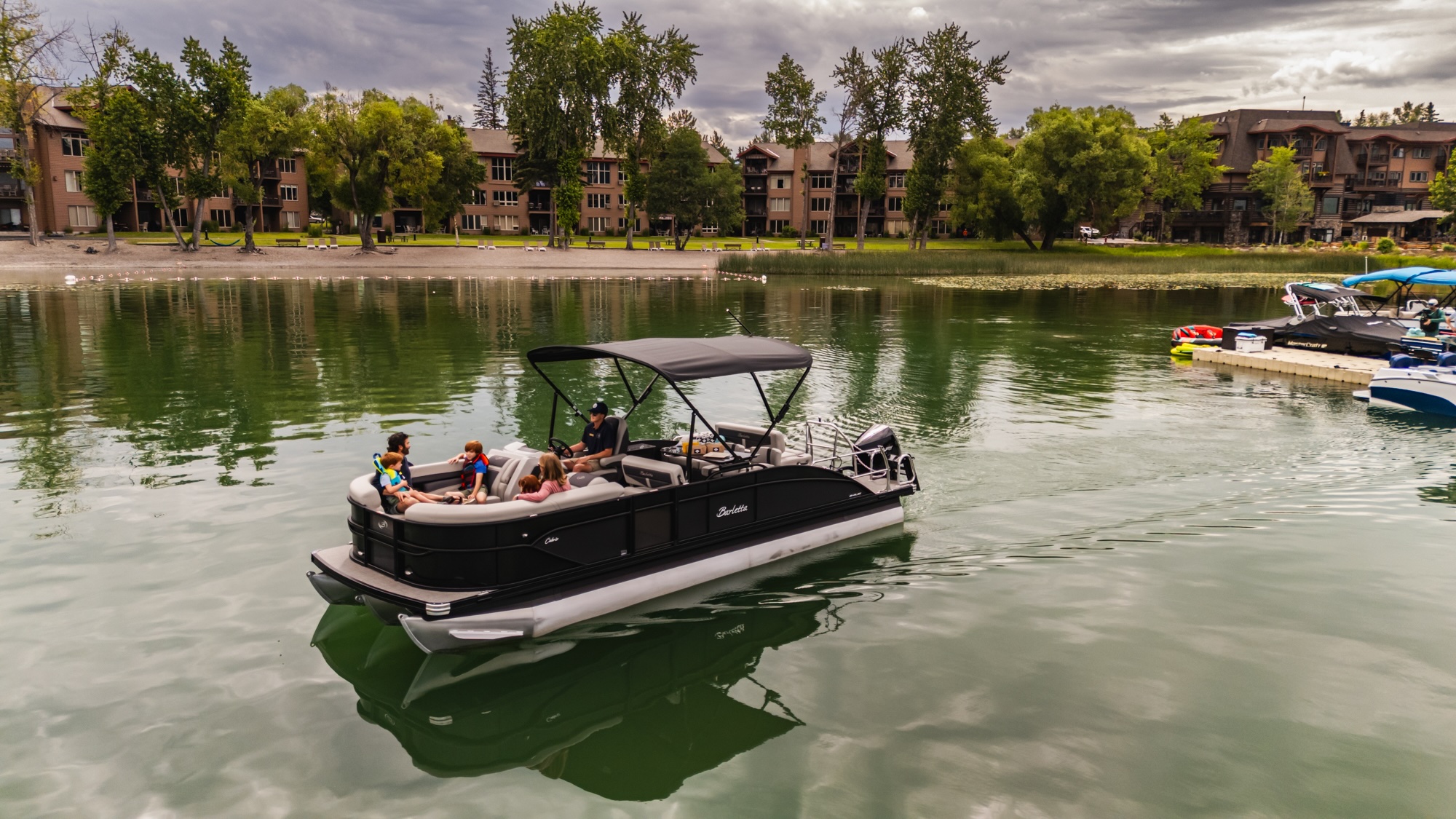 2025 Barletta Cabrio Pontoon Boat on Whitefish Lake – Noah Couser