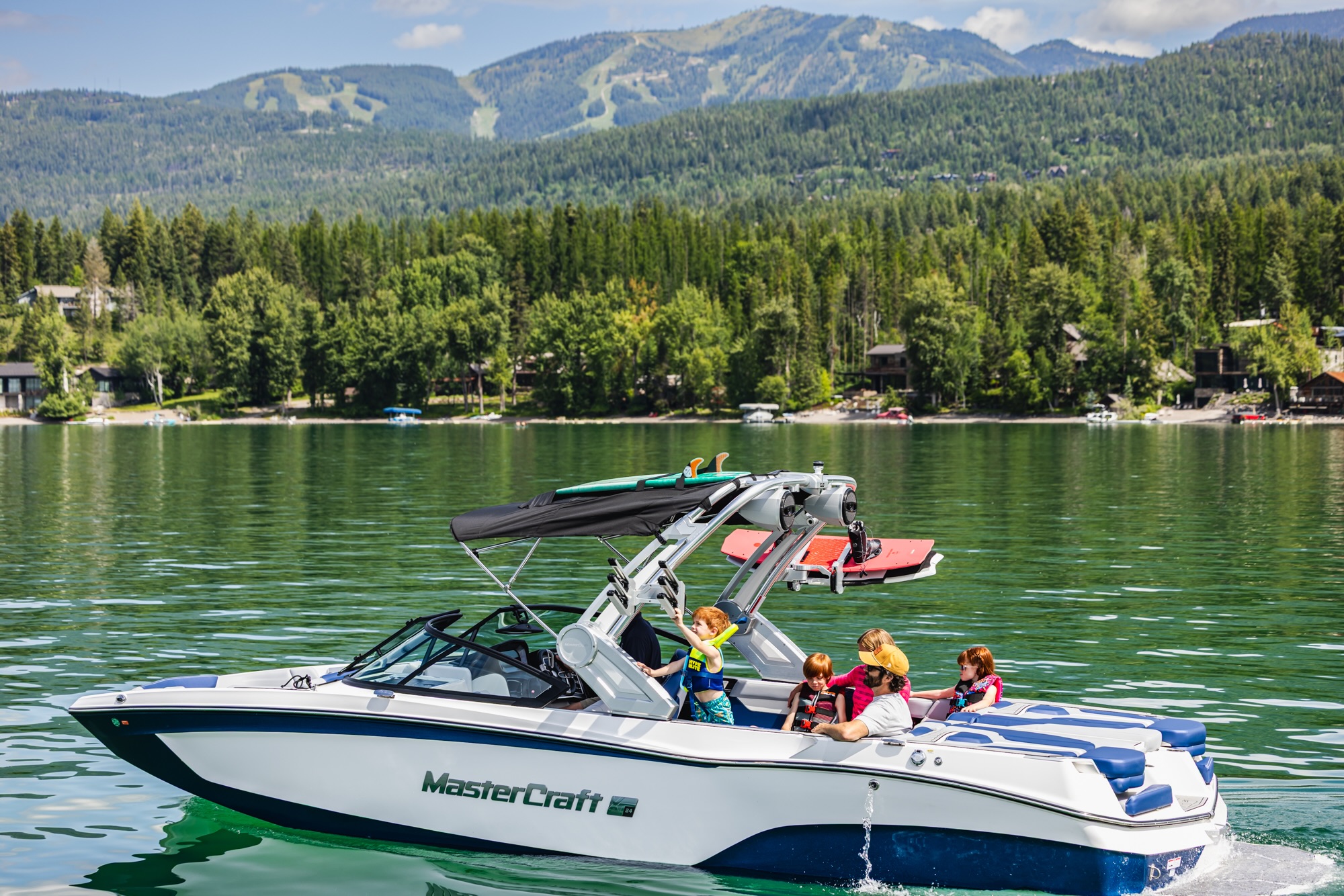 Summer fun with views of Whitefish Mountain Resort – Noah Couser