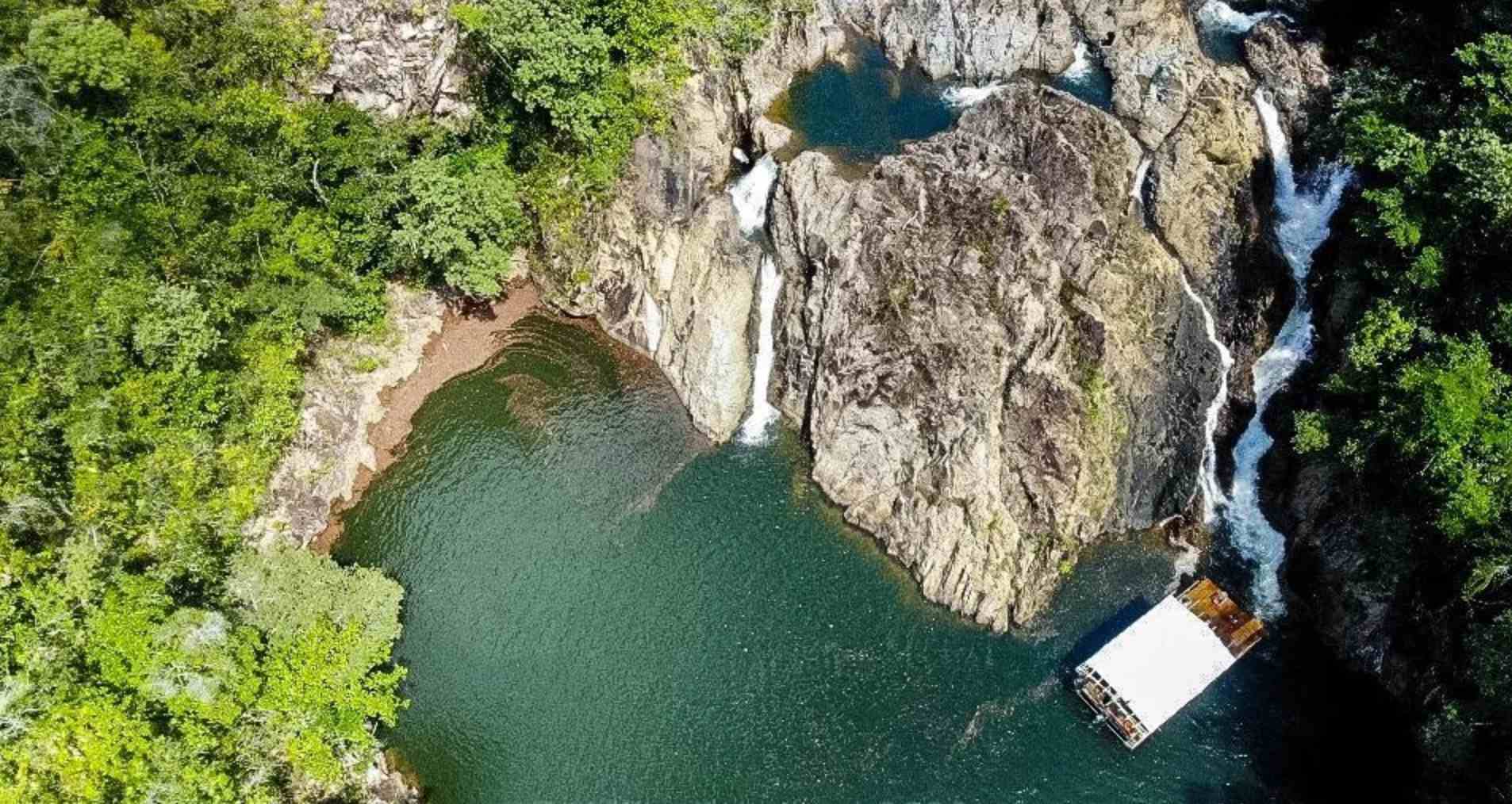 Belize River Pontoon & Waterfall Tour image