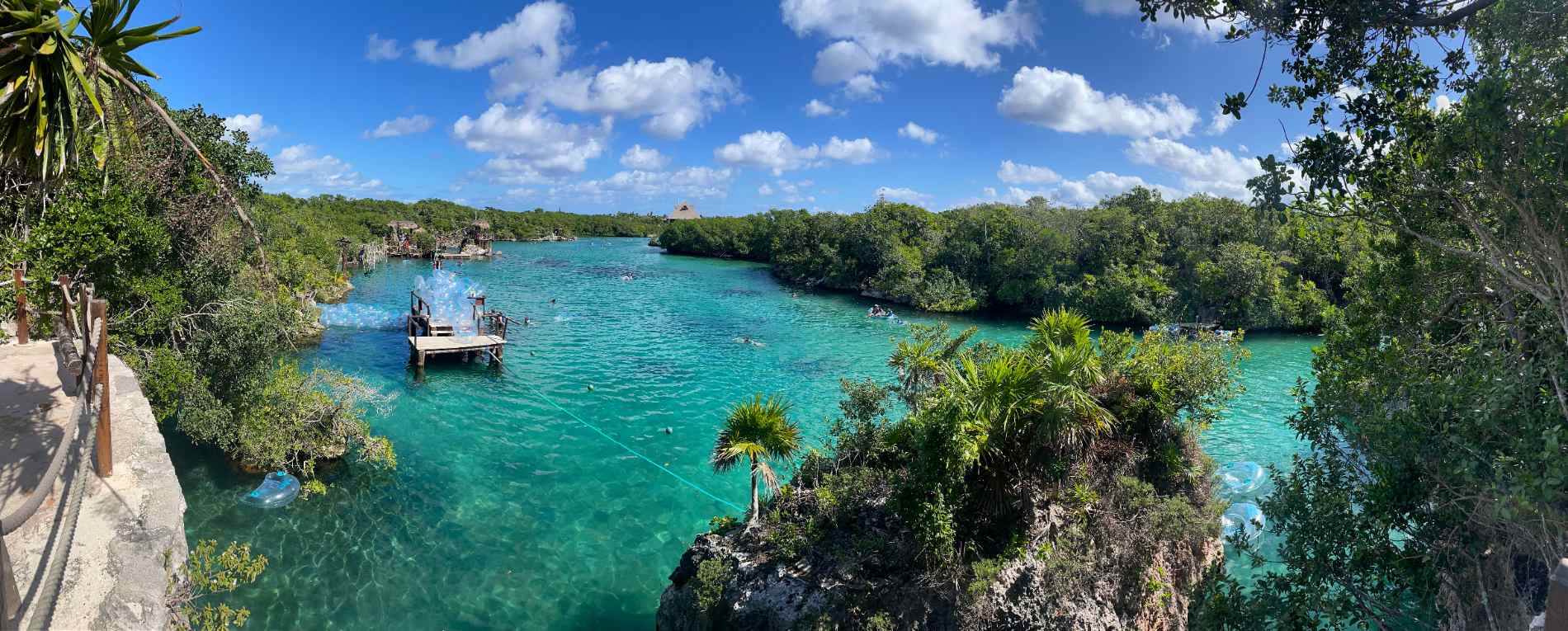 lazy river at Xel-ha