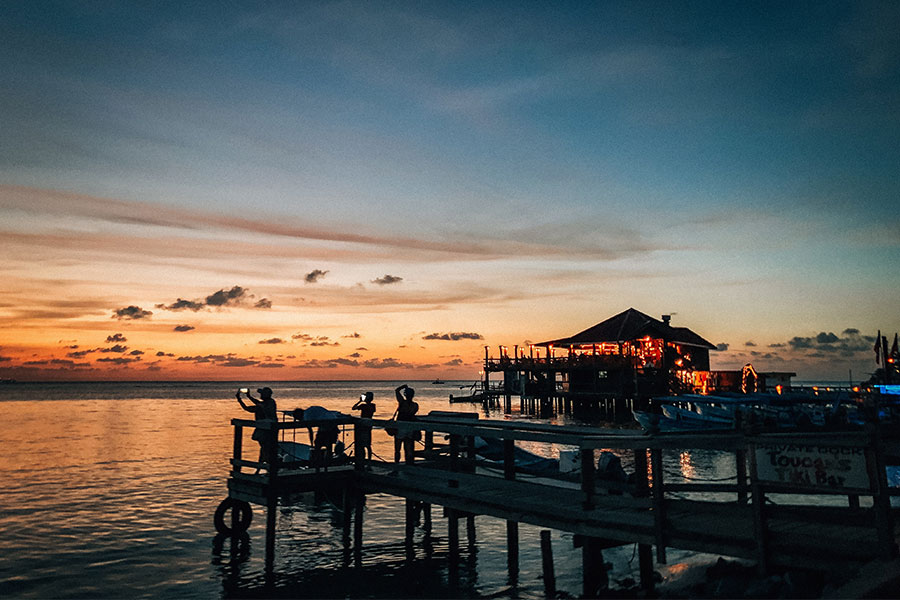 Roatan West End Sunset