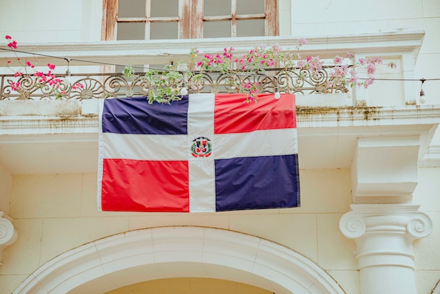 Dominican flag.