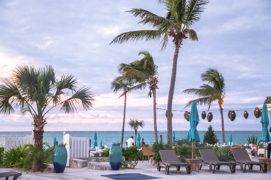 A beautiful view of Grace Bay Island