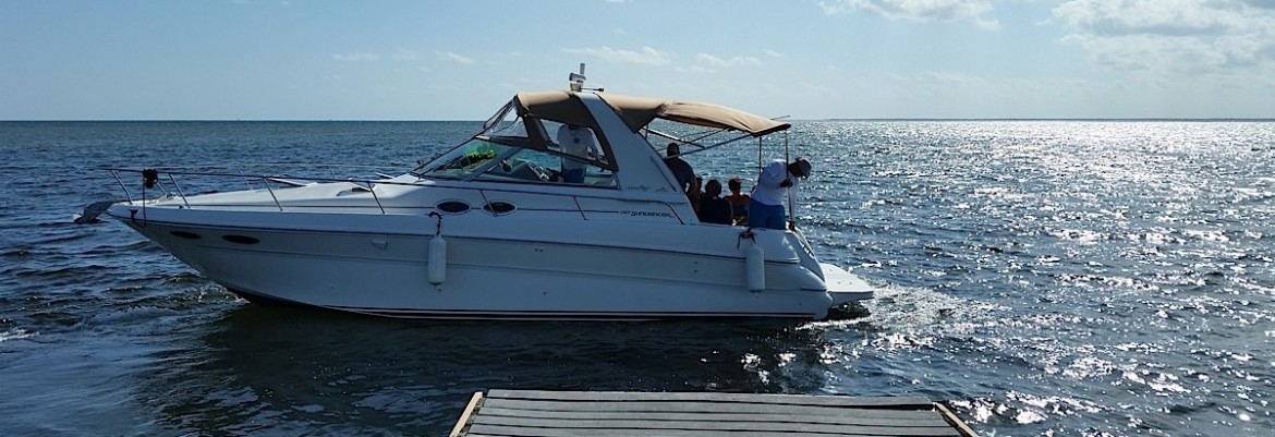 A yacht in Cayman Islands