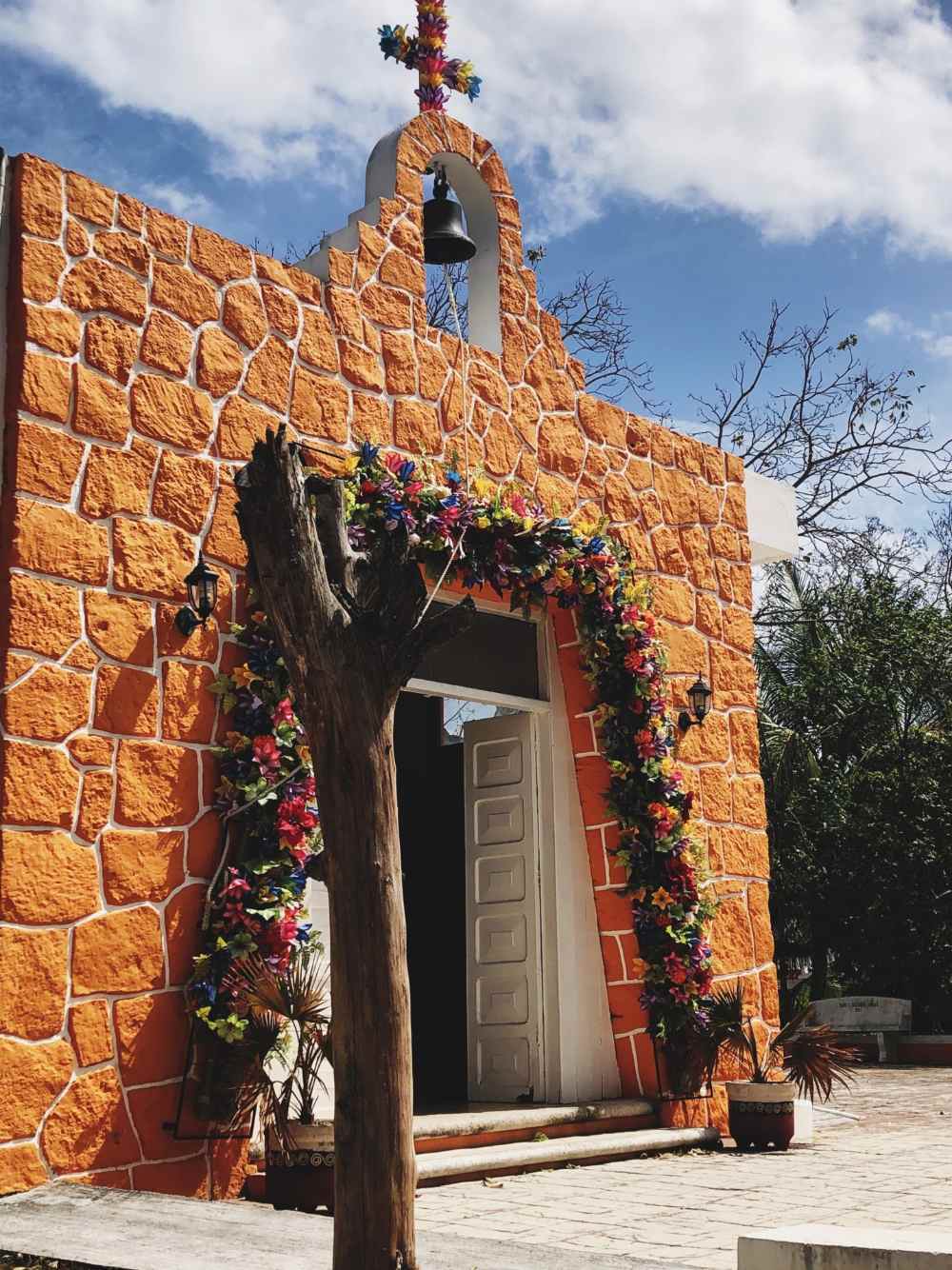 church in El Cedral on Cozumel