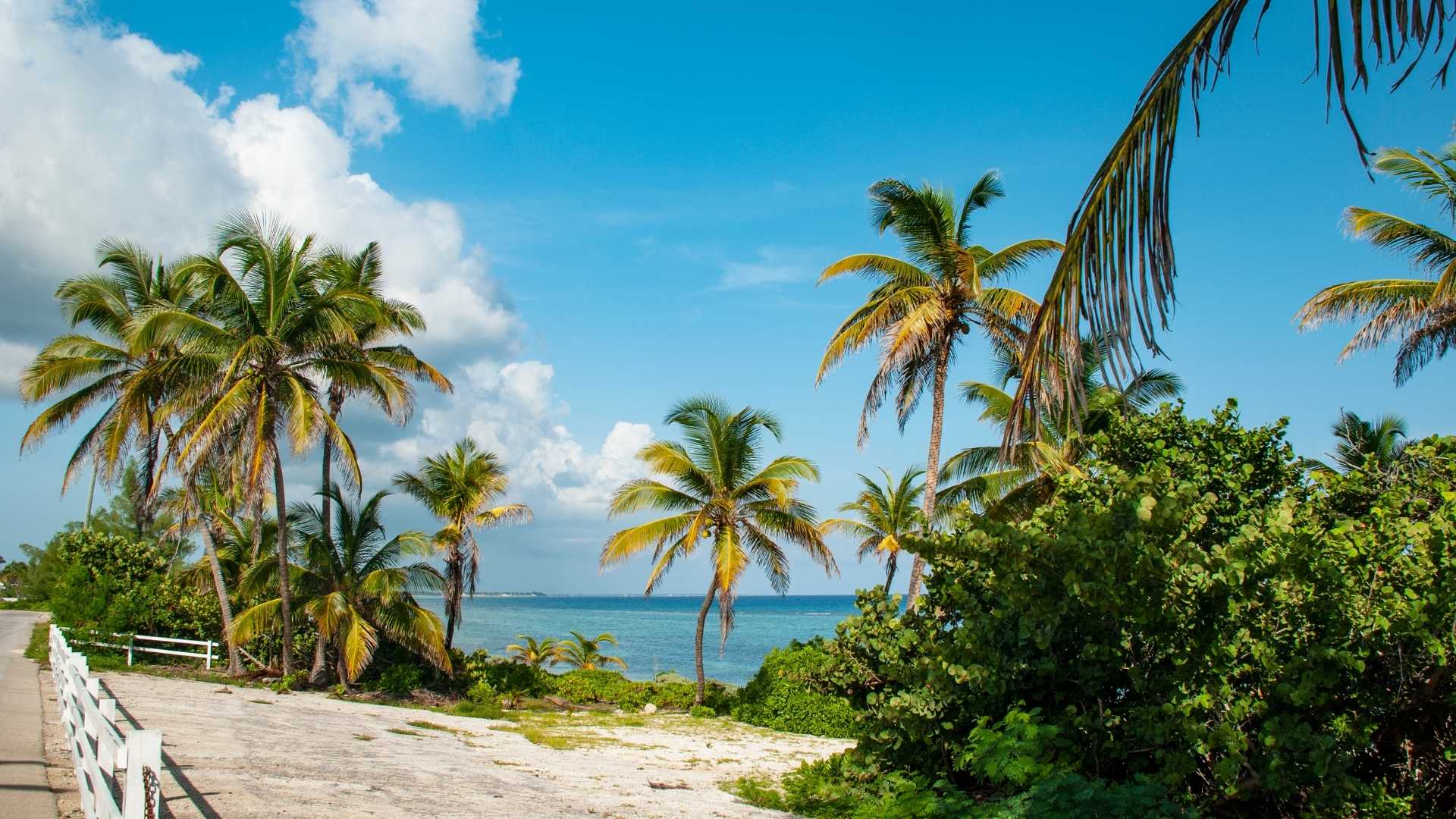 Beach in Cayman.