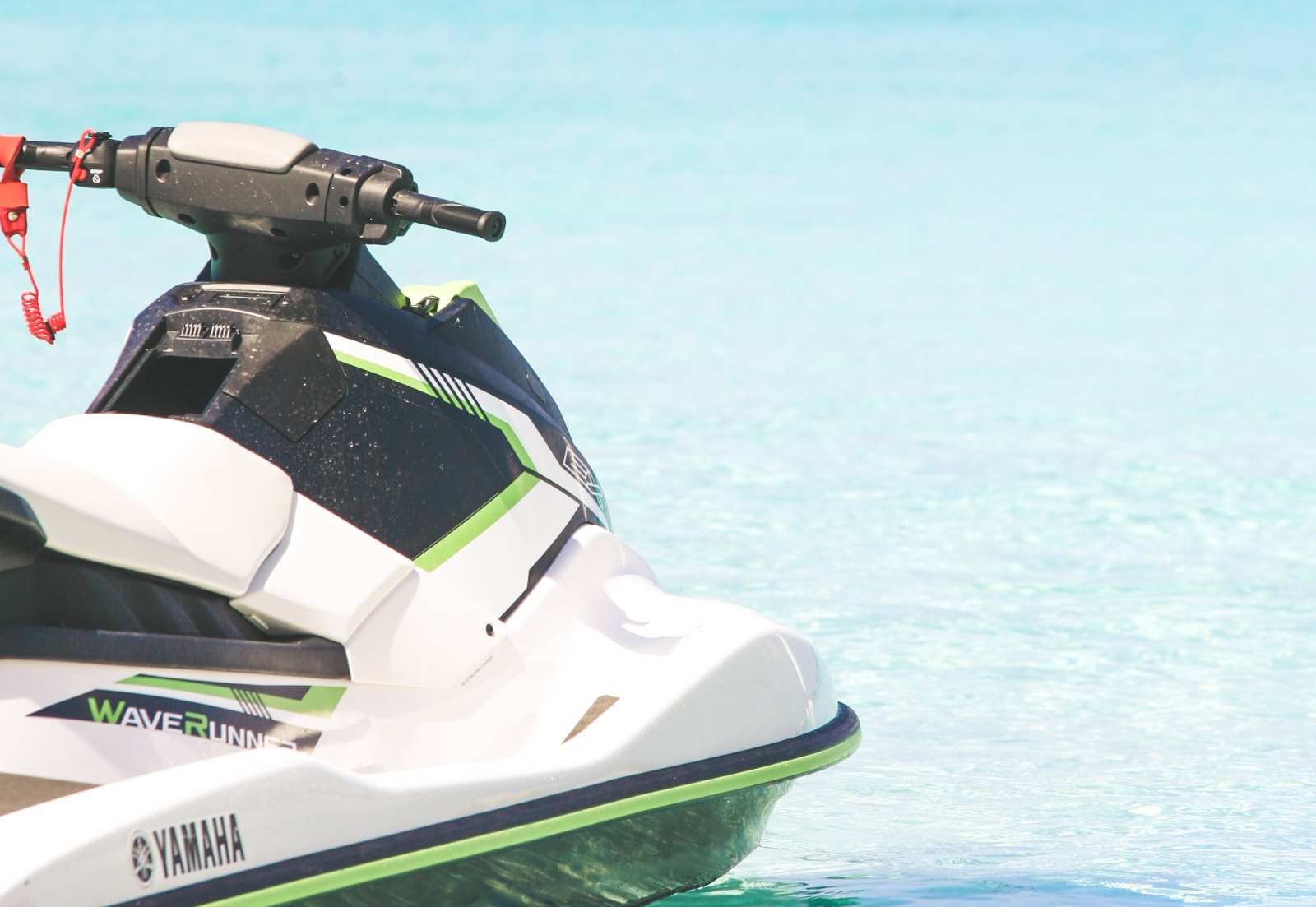 jet ski on water at seven mile beach grand cayman