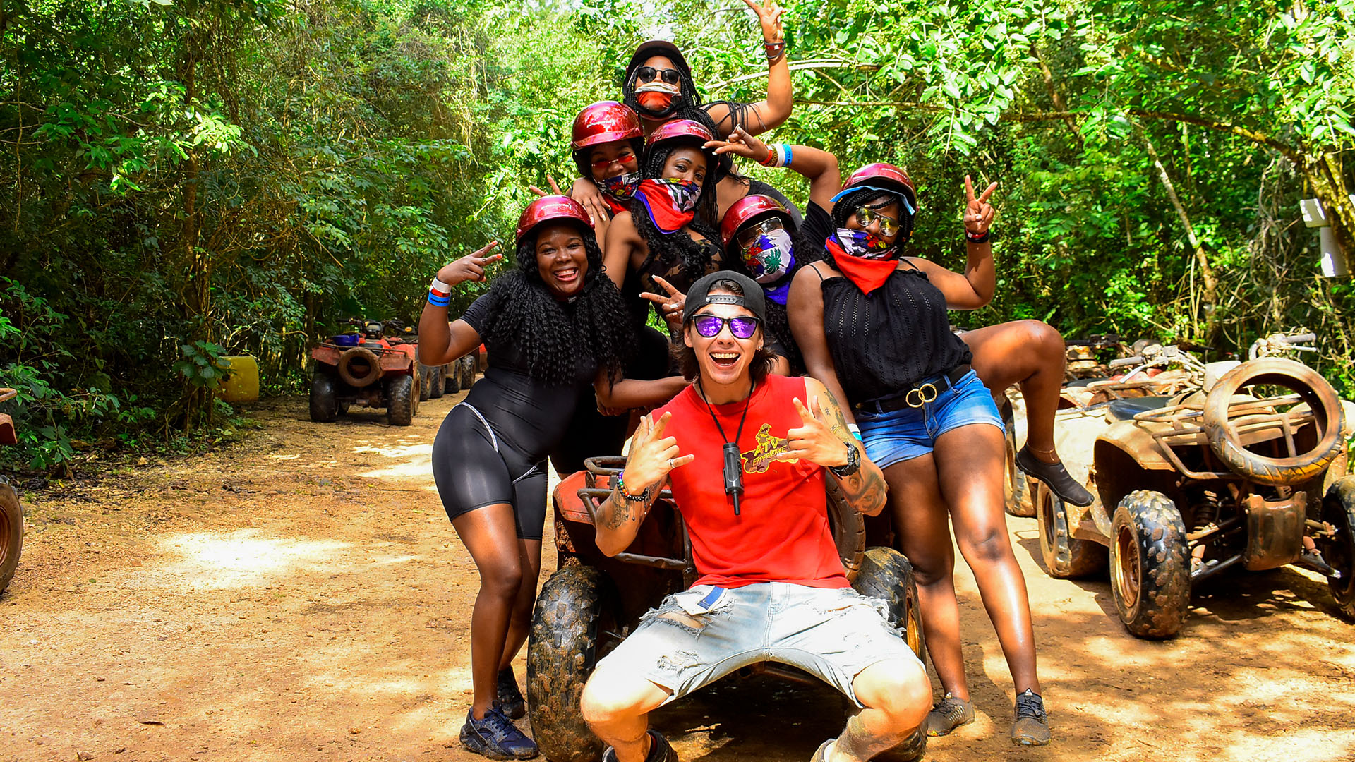 ATV, Ziplining & Cenote Tour at Eco Park (Shared) image