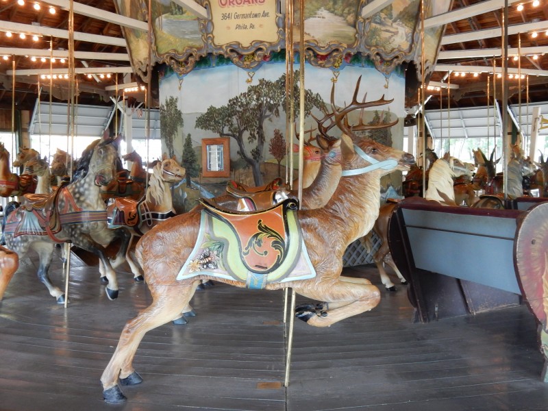 Weona Park Carousel Pen Argyl, PA Scenic Wild Delaware River