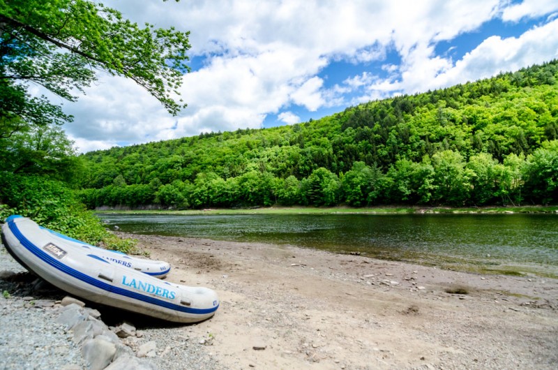 Lander's River Trips Minisink Ford Campground Barryville, NY Scenic