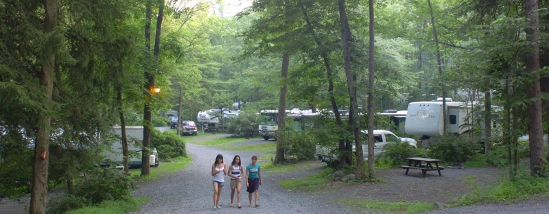 Mountain Vista Campground East Stroudsburg, PA Scenic Wild Delaware River