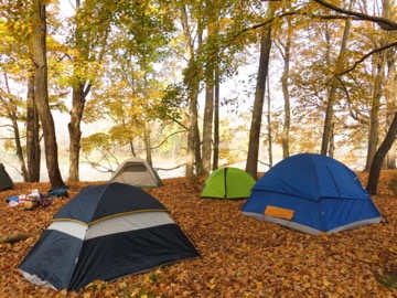 Overnight Canoe Camping Delaware Water Gap Pa Scenic Wild Delaware River