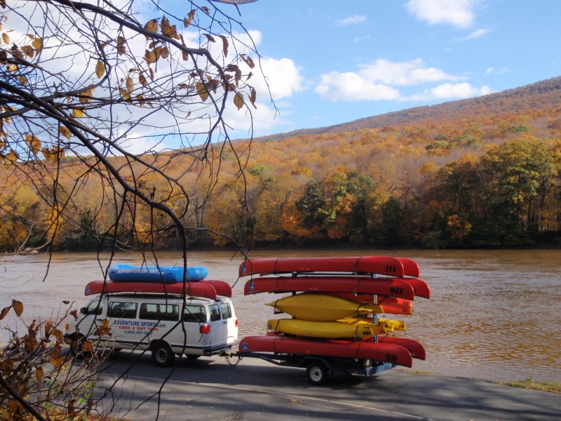 Adventure Sports Canoe, Kayak, and Raft Rental East Stroudsburg, PA Scenic Wild Delaware River