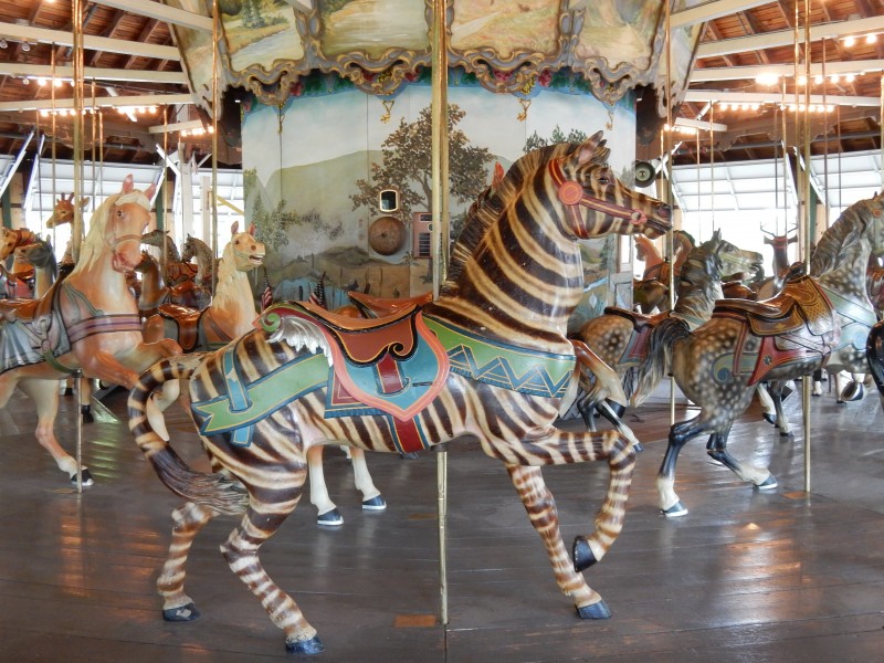 Weona Park Carousel Pen Argyl, PA Scenic Wild Delaware River