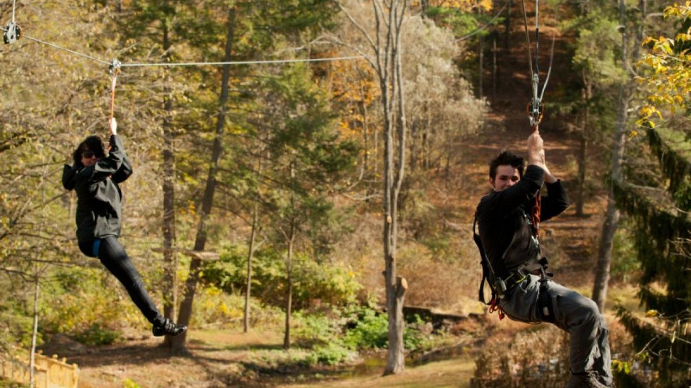 Pocono Zip Racer - East Stroudsburg, PA | Scenic Wild Delaware River