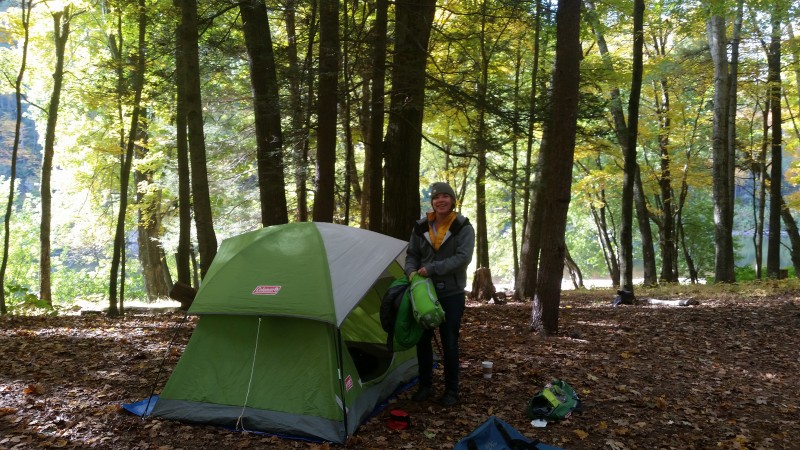 Overnight Canoe Camping Delaware Water Gap, PA Scenic Wild Delaware River