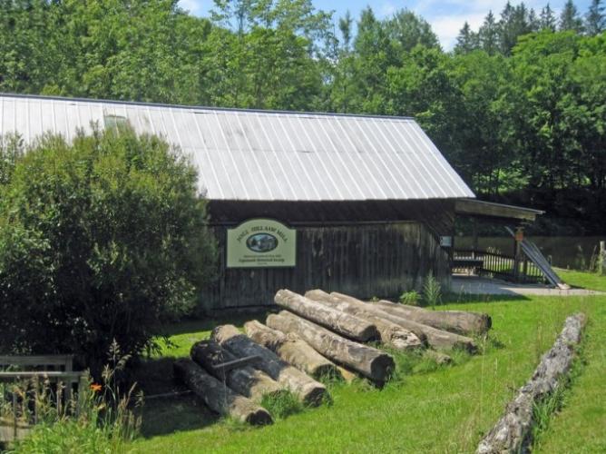 Joel Hill WaterPowered Sawmill Equinunk, PA Scenic Wild Delaware River