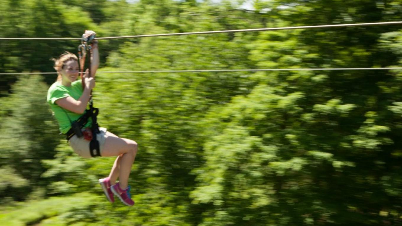 Pocono Zip Racer - East Stroudsburg, PA | Scenic Wild Delaware River