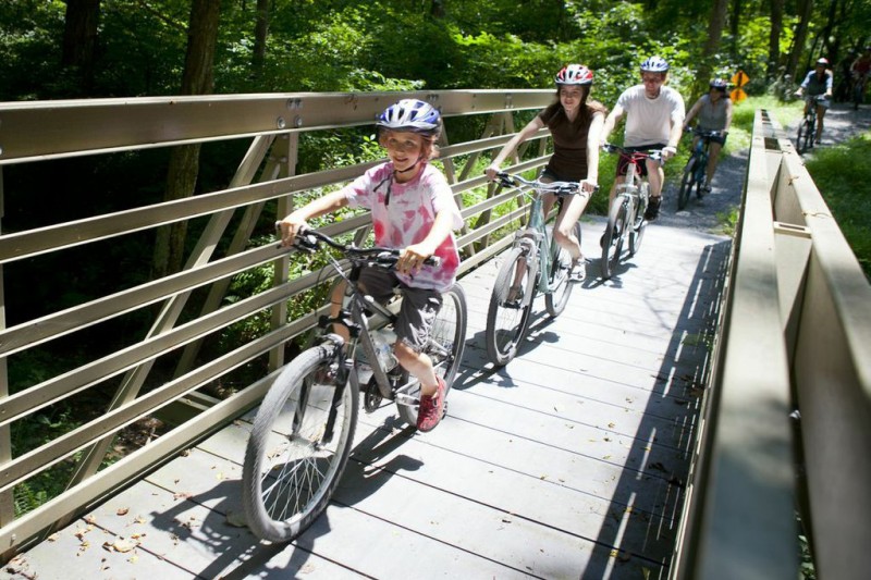 Scenic Bike Trail at Smithfield Beach East Stroudsburg, PA Scenic