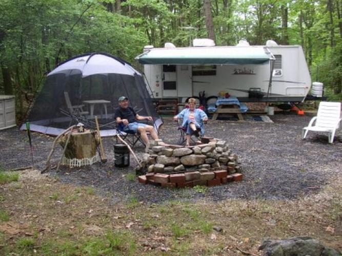 Camp Taylor Campground Columbia, NJ Scenic Wild Delaware River