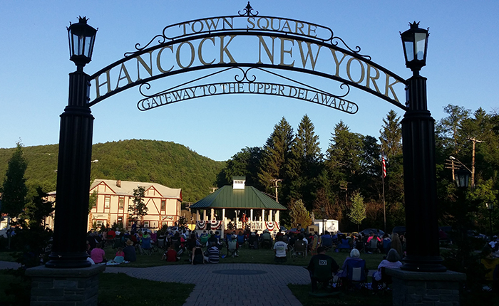 The Hancock Town Square Hancock, NY Scenic Wild Delaware River