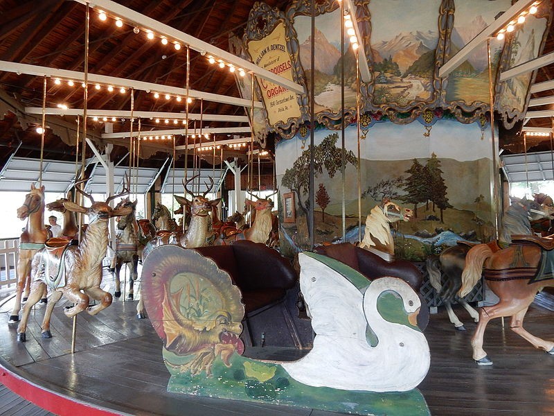 Weona Park Carousel Pen Argyl, PA Scenic Wild Delaware River
